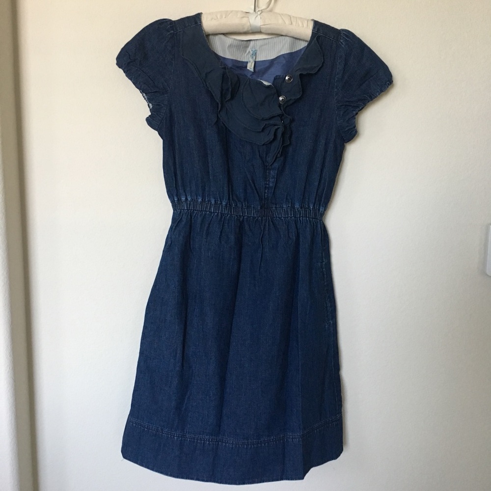 ANTHROPOLOGIE Maeve Denim Dress
